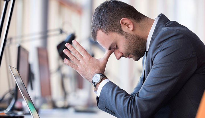استرس حین کار با رایانه
