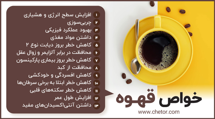 خواص قهوه