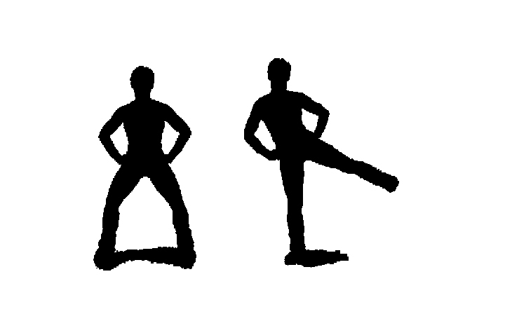 حرکت وزنه‌ی اسکات و پهلو برای درمان سلولیت