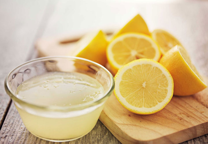 درمان جوش با آب لیمو