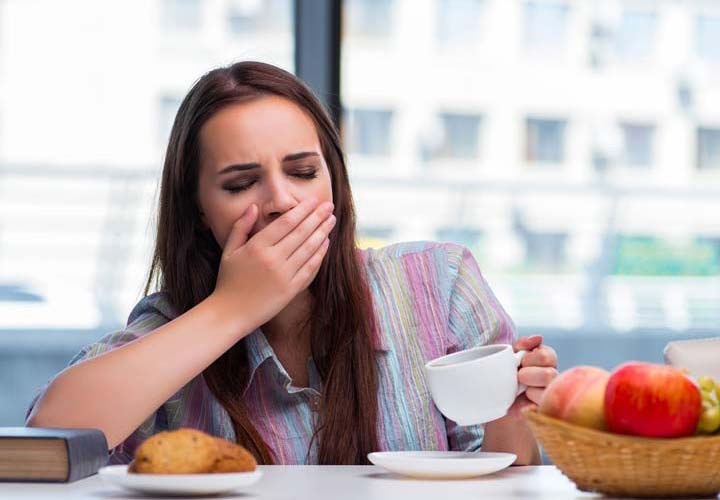 علت خواب آلودگی بعد از غذا