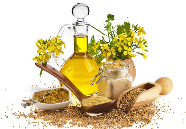 روغن خردل با خواص ضدمیکروبی‌اش در درمان آبریزش بینی مؤثر است.