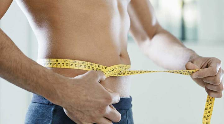 اندازه‌ گیری دور کمر - آب کردن پهلو