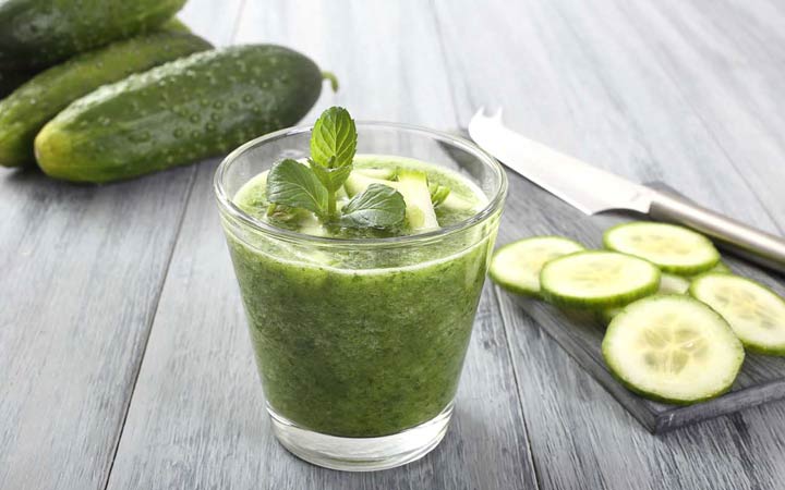 نوشیدنی چربی سوز خیار