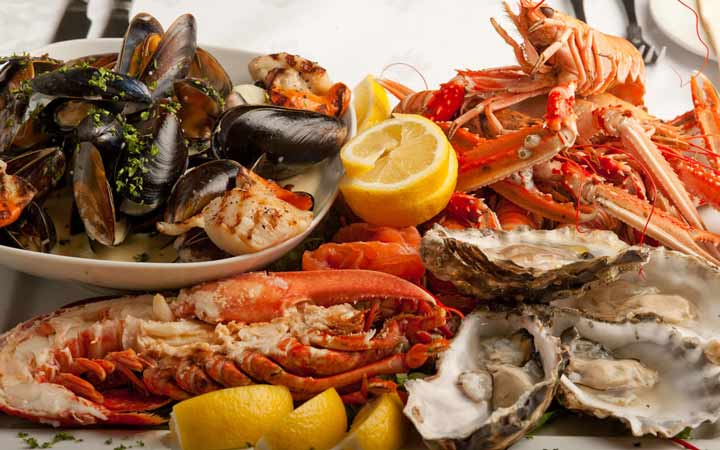 ماهی و غذاهای دریایی - رژیم مدیترانه ای