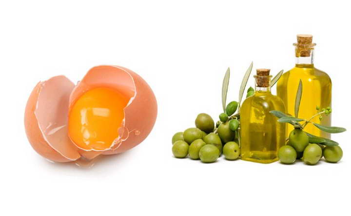 برای صاف کردن موها از تخم مرغ و روغن زیتون استفاده کنید