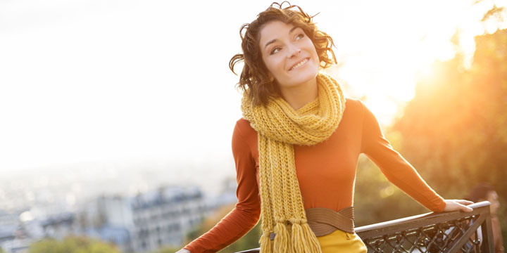 پخش افکار مثبت از خصوصیات زنان شاد