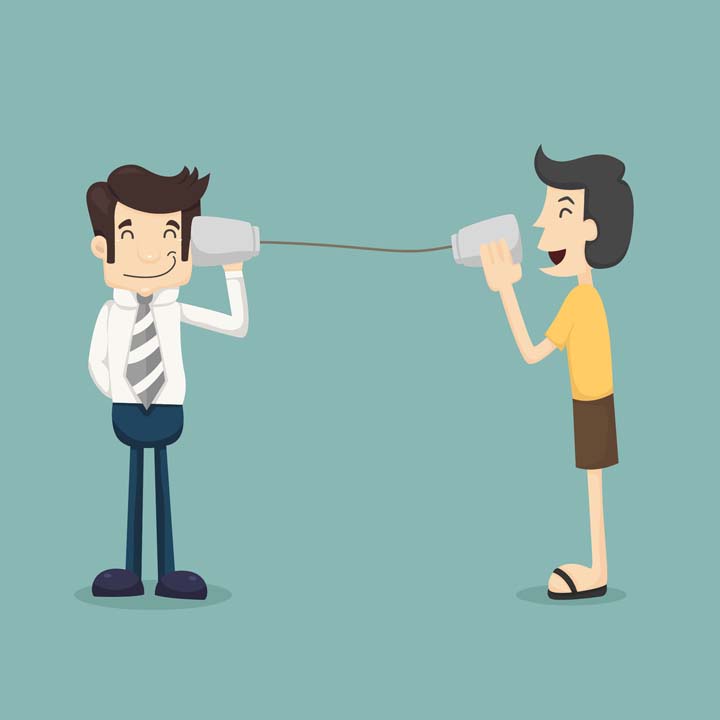رعایت فن بیان با مشتری با لحنی مناسب