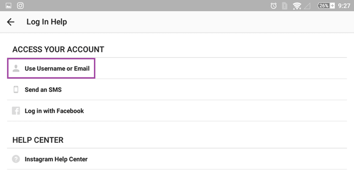 در هنگام فراموش کردن پسورد اینستاگرام با آدرس ایمیل یا نام کاربری می توان آن را یافت - بازیابی پسورد اینستاگرام