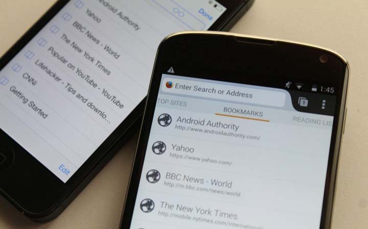 انتقال بوکمارکها به گوگل کروم