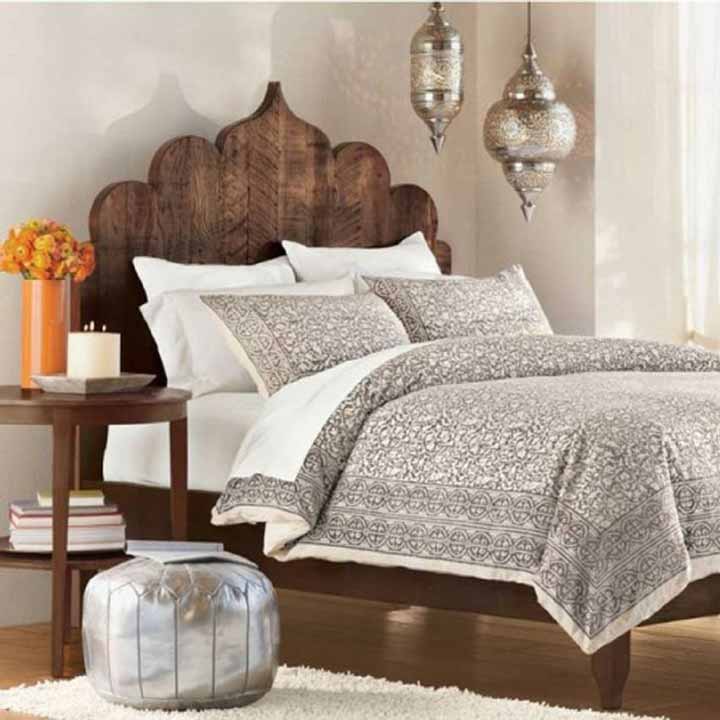 دکوراسیون اتاق خواب کوچک - سبک مراکشی