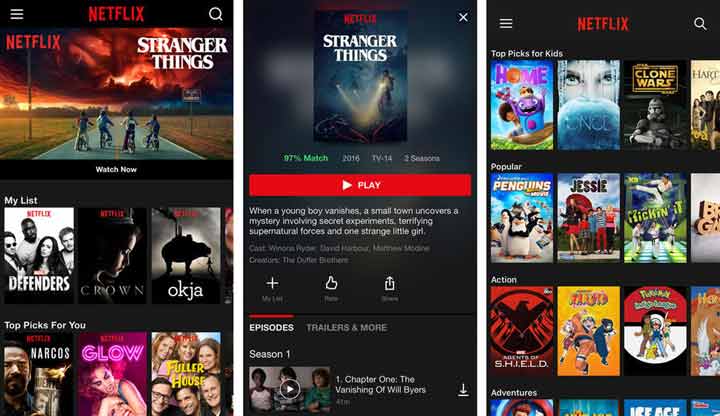 Netflix - بهترین برنامه های آیفون