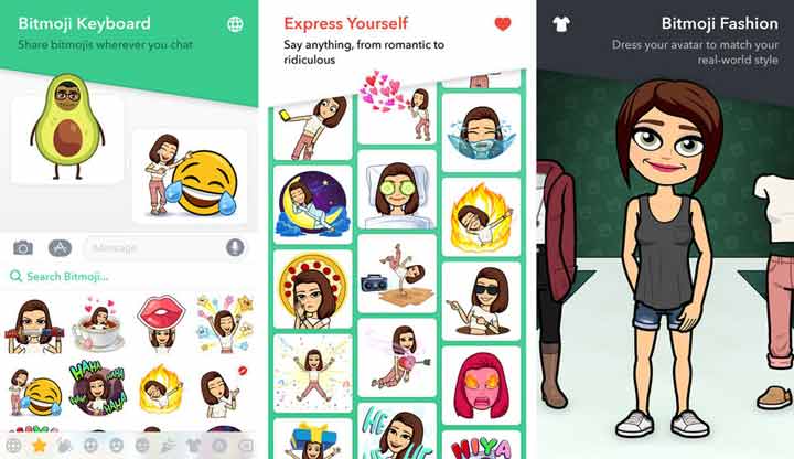 Bitmoji - بهترین برنامه های آیفون