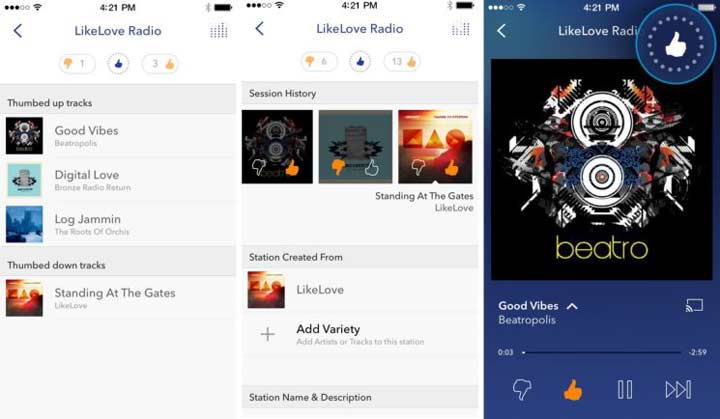 Pandora - بهترین برنامه های آیفون