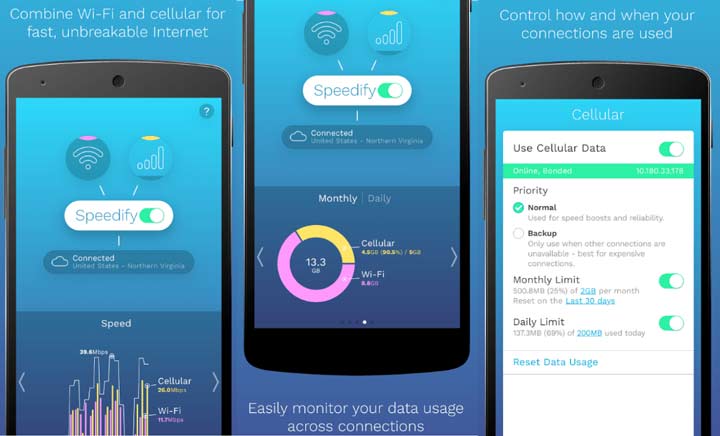 Speedify – Faster Internet - افزایش سرعت اینترنت گوشی اندروید