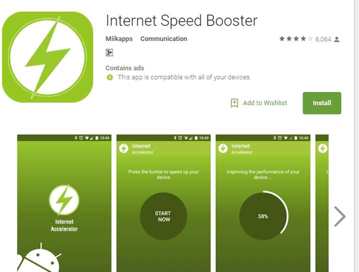 Internet Speed Booster - افزایش سرعت اینترنت گوشی اندروید