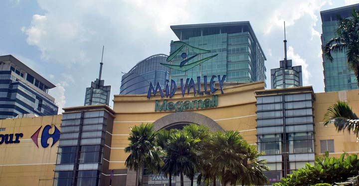 مرکز خرید بزرگ میدوَلی (Mid Valley Megamall) از مراکز خرید مالزی