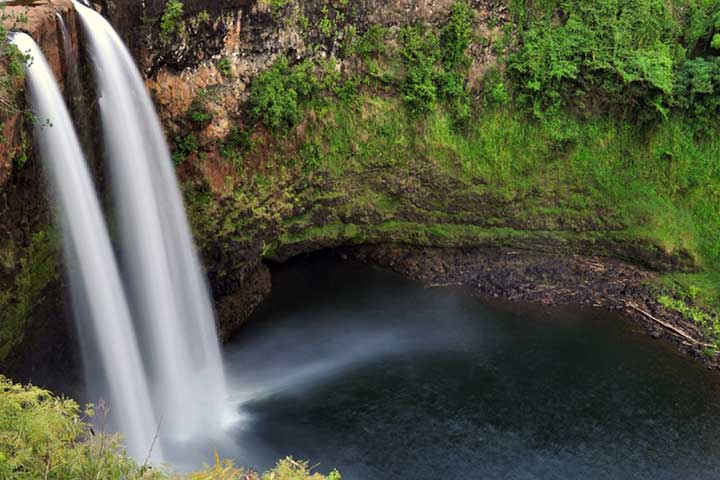 آبشار وایلوا در جزایر هاوایی