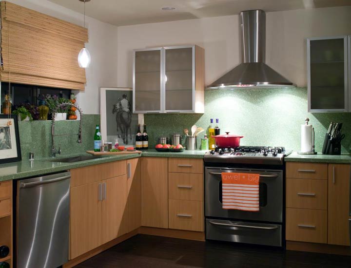 دکوراسیون آشپزخانه مدرن - آشپزخانه‌ای با طراحی محیط‌زیست‌دوستانه