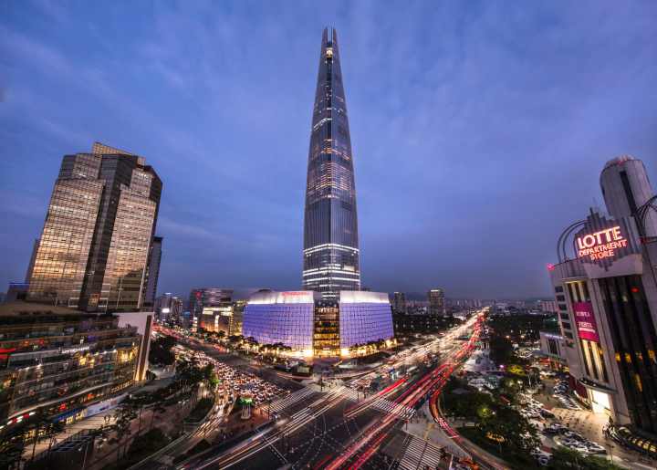 Ø¨ÙÙØ¯ØªØ±ÛÙ Ø¨Ø±Ø¬ ÙØ§Û Ø¬ÙØ§Ù - Ø¨Ø±Ø¬ Ø¬ÙØ§ÙÛ ÙÙØªÙ (Lotte World Tower)Ø Ú©Ø±Ù Ø¬ÙÙØ¨Û