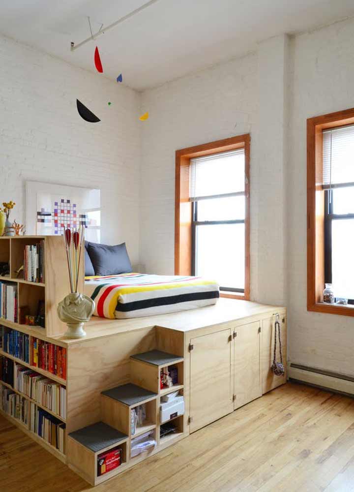 چیدمان اتاق خواب کوچک - استفاده‌ی خلاقانه از فضاهای خالی