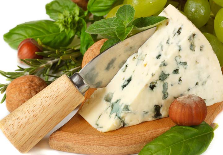 انواع پنیر - پنیر گورگونزولا (Gorgonzola)