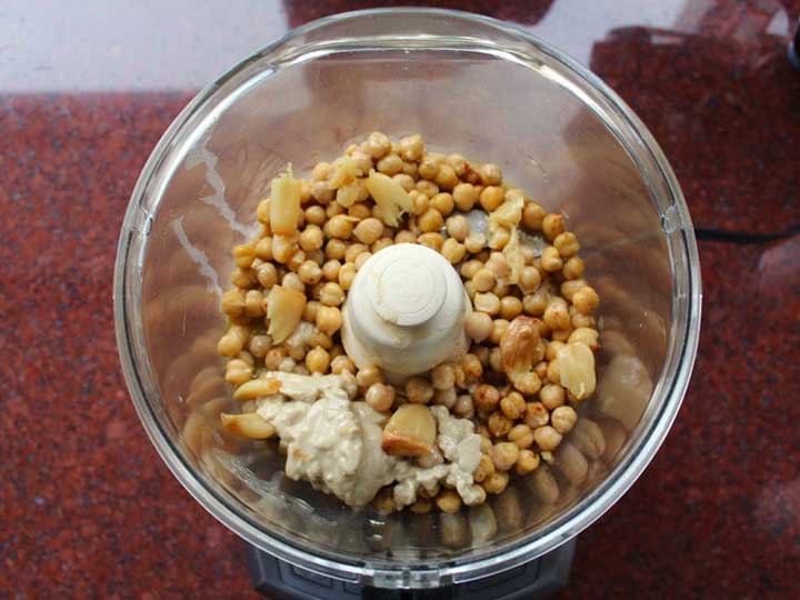 طرز تهیه حمص - ترکیب