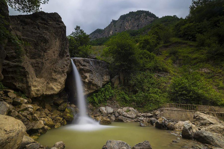آبشار ماسوله رودخان - جاهای دیدنی ماسوله - عکس از سعید پیرانی