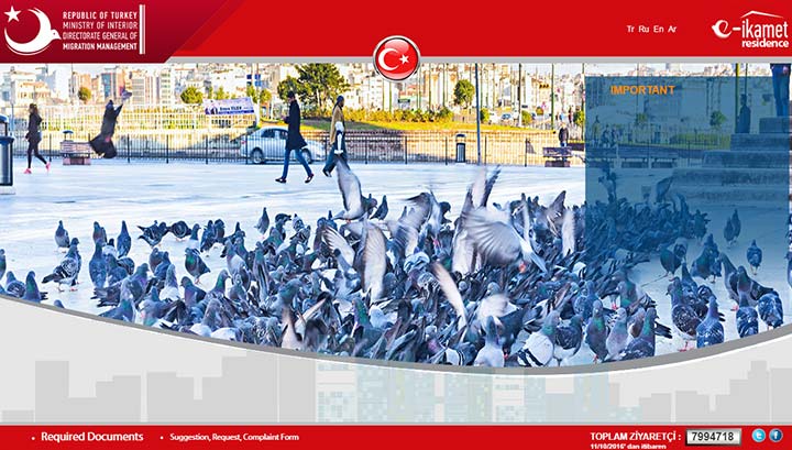 اقامت یک ساله ترکیه - سایت مربوط به مدارک لازم