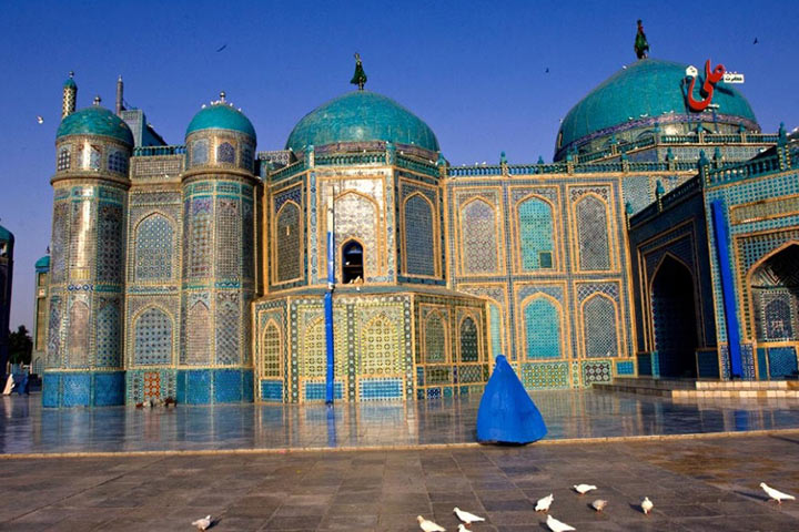 Mazar-e-Sharif Blue Mosque - one of the sights of Afghanistan