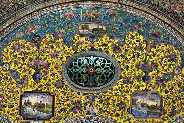 Tiles of Golestan Palace in Tehran - Photo by Pouria Madadi
