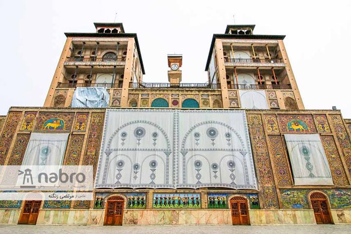Visit to Golestan Palace - Exterior view