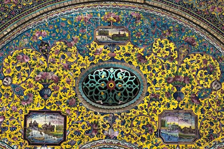 کاشیکاریهای کاخ گلستان تهران - عکس از پوریا مددی