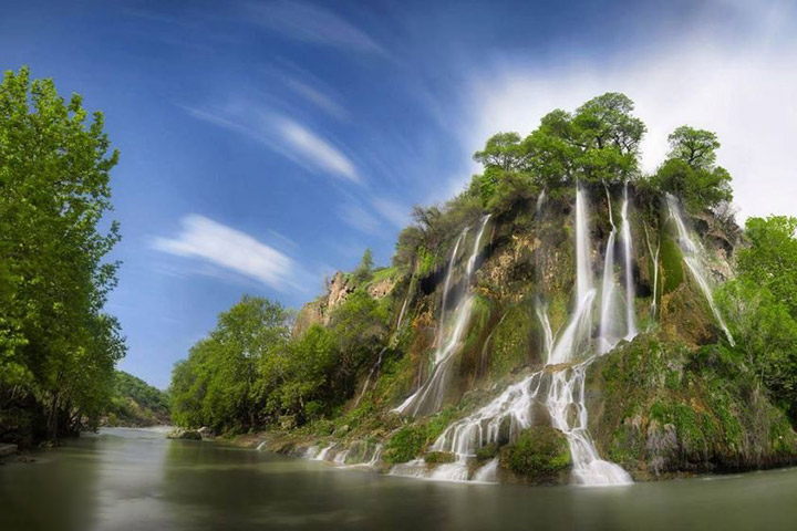 Bisheh waterfall from Lorestan waterfalls - Photo by Morteza Safataj