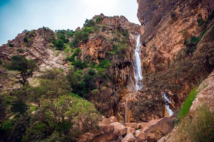 Nojian Waterfall - one of the waterfalls of Lorestan