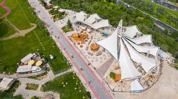 Water and Fire Park is one of the suggestions of Tehran tour guide in spring days 
