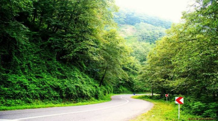 Siahkal to Dilaman road is one of the beautiful roads in Iran