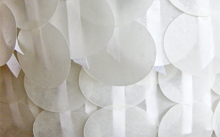 آموزش ساخت لوستر در خانه با دایره‌های کاغذی 