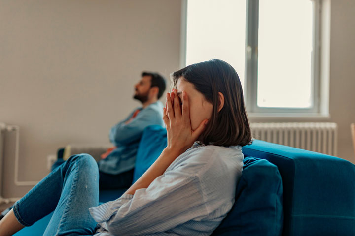 اختلافات و ناراحتی زوج ها در قرنطینه