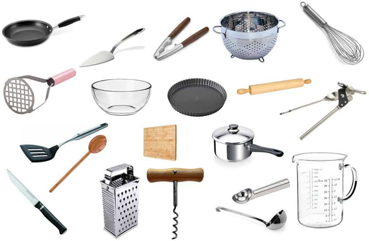 لیست کامل وسایل ضروری آشپزخانه - لوازم پخت و پز