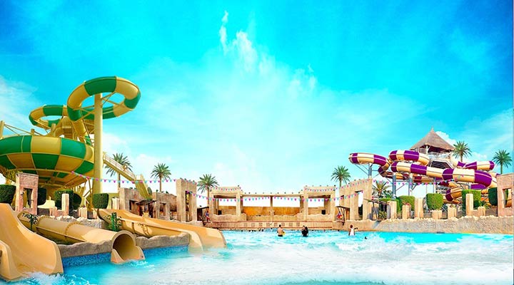 Paradise Dilmon Water Park in Bahrain is one of the best water parks in the world