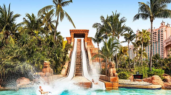 Aquaventure Water Park in the Bahamas is one of the best water parks in the world