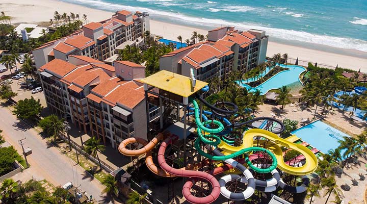 Beach park in Aquariz Brazil is one of the best water parks in the world