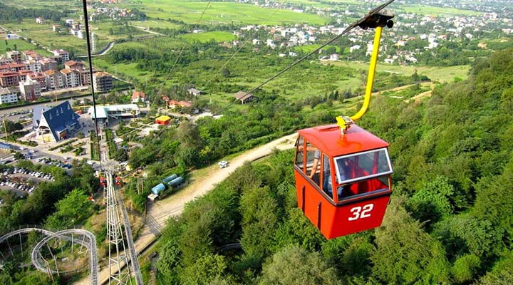 Namak Abroud cable car is one of the most famous cable cars in Iran