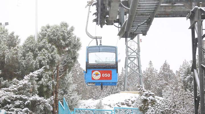 Sefeh cable car is one of the most famous cable cars in Iran