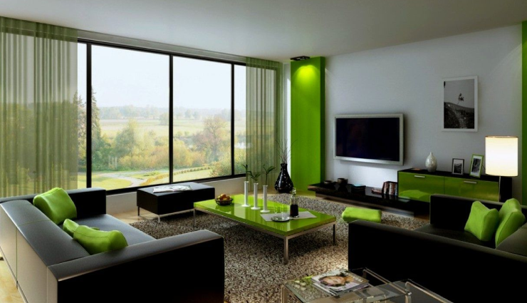 استفاده از رنگ سبز در دکوراسیون خانه