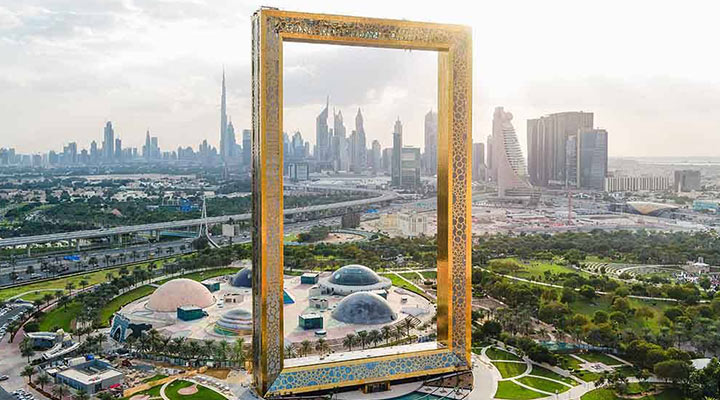 The strangest architectural structures in the world - Dubai frame