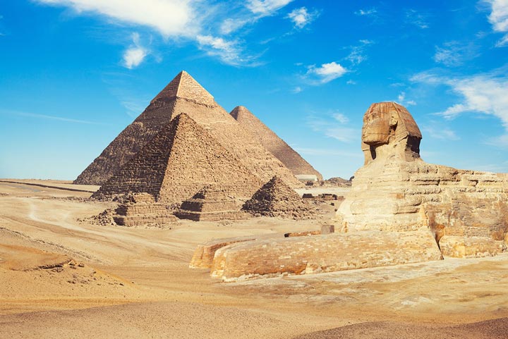 Pyramid of Giza is one of the sights of Africa