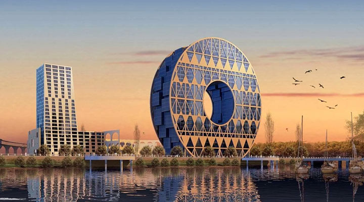 عجیب ترین سازه های معماری دنیا - دایره گوانگجو، چین