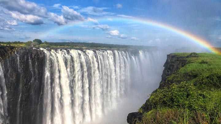 Victoria Falls is one of the tourist attractions of the African continent